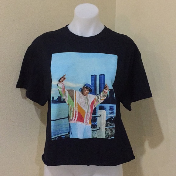 biggie smalls twin towers shirt